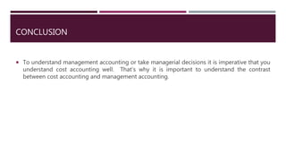 Cost accounting | PPTX