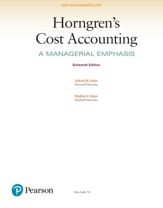 Cost Accounting, Horngren, 16th edition.pdf