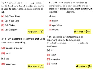  Cost accounting mcq 5