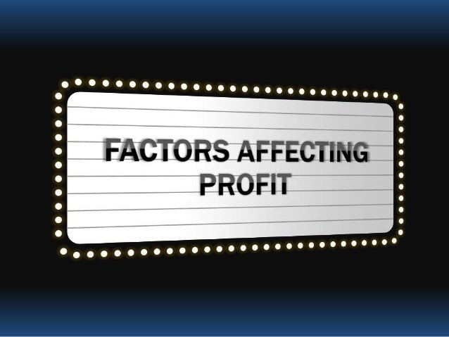 Factors Affect Profitability