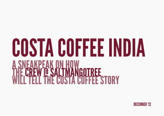 Costa Coffee cookbook by saltmangotree