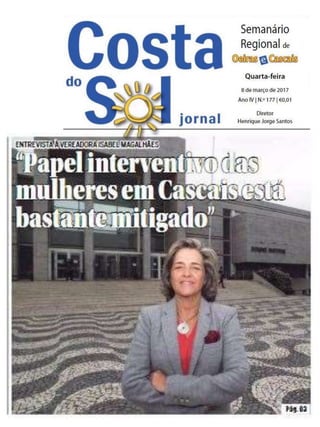 Entrevista a Isabel Magalhães no Jornal Costa do Sol