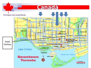 Principais vias Leste/Oeste
Hotel
Chelsea
 