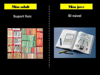 Món adult
Suport físic

Món jove
El núvol

Modificat de JAP EPA

 