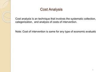 Cost analysis | PPT