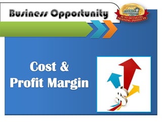 Cost and profit margin sample model