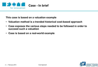 Cost Approach | PPT