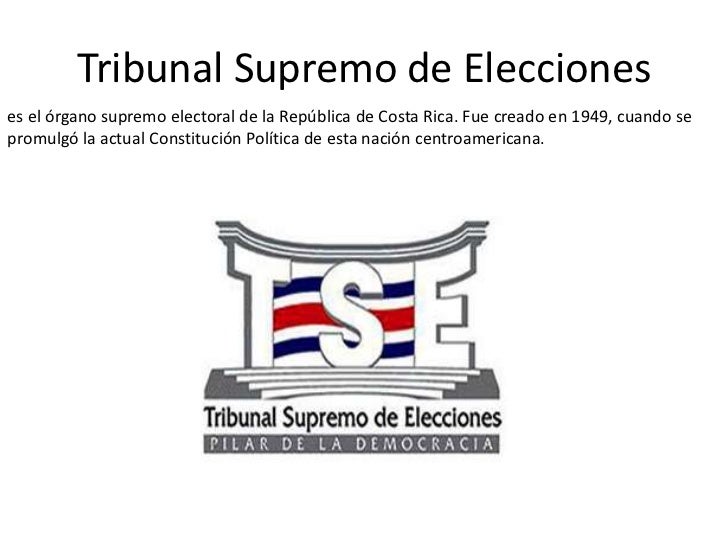 tribunal supremo de elecciones costa rica tribunal supremo de elecciones costa rica