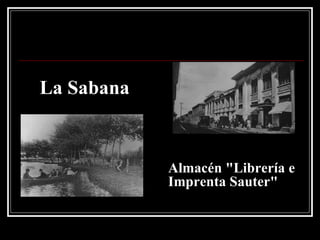 La Sabana Almacén "Librería e Imprenta Sauter" 