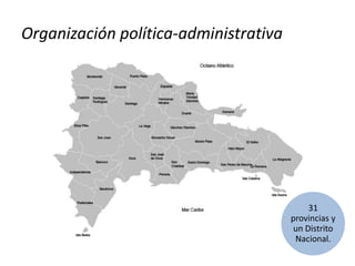 Organización política-administrativa 