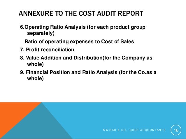 Cost Audit Report Rules 2011