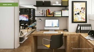 HOME OFFICE
ILUSTRAÇÃO ARTÍSTICA DA PLANTA DE 1 QUARTO
 