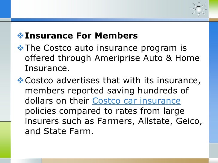 Costco auto insurance