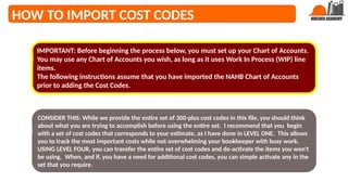 Cost Code Definition How to use cost codes in a construction business | PPTX