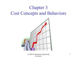 (c) 2002 Contemporary Engineering
Economics
1
Chapter 3
Cost Concepts and Behaviors
 
