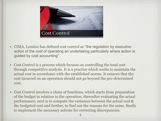 Operations Cost Control Cost Control Procedure and reduction.pdf