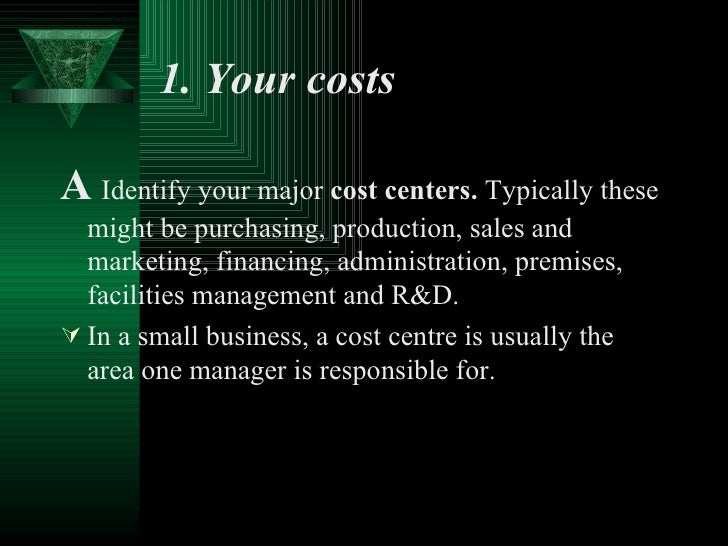 Cost Control Systems