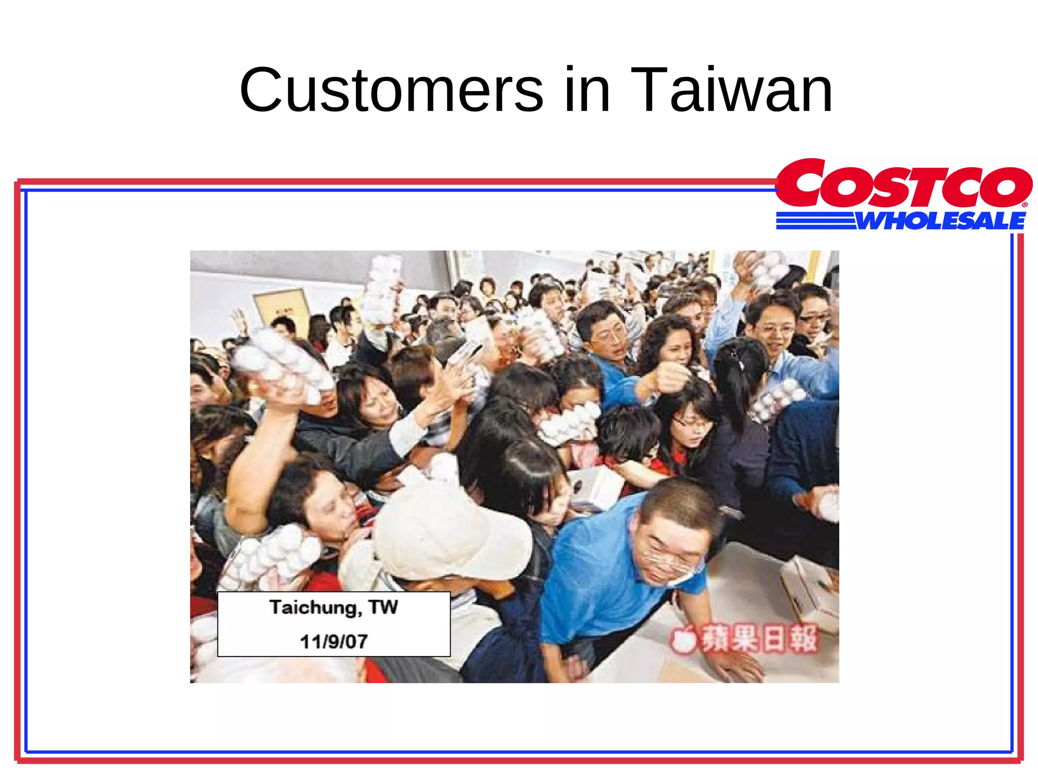 Customers in Taiwan 