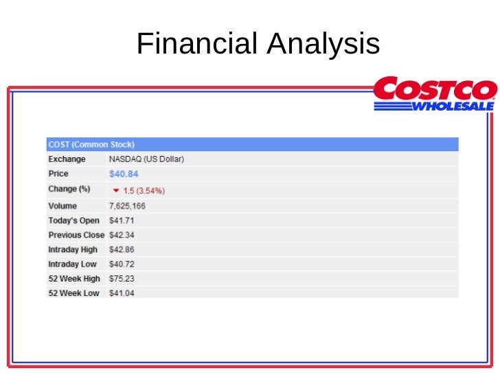 Costco Wholesale Corp. Financial Statement Analysis (A) Harvard Case Solution & Analysis