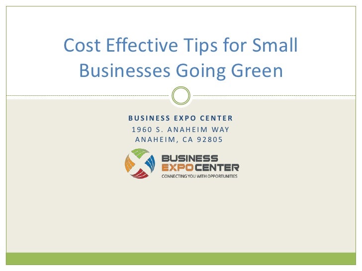 Cost effective tips for small businesses going green