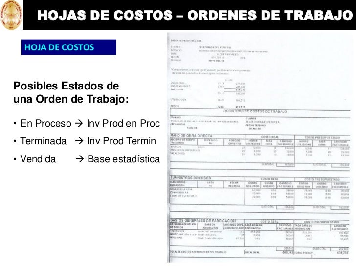 formato para orden de trabajo