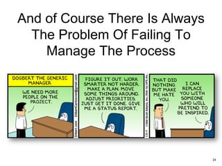 And of Course There Is Always
The Problem Of Failing To
Manage The Process
24
 