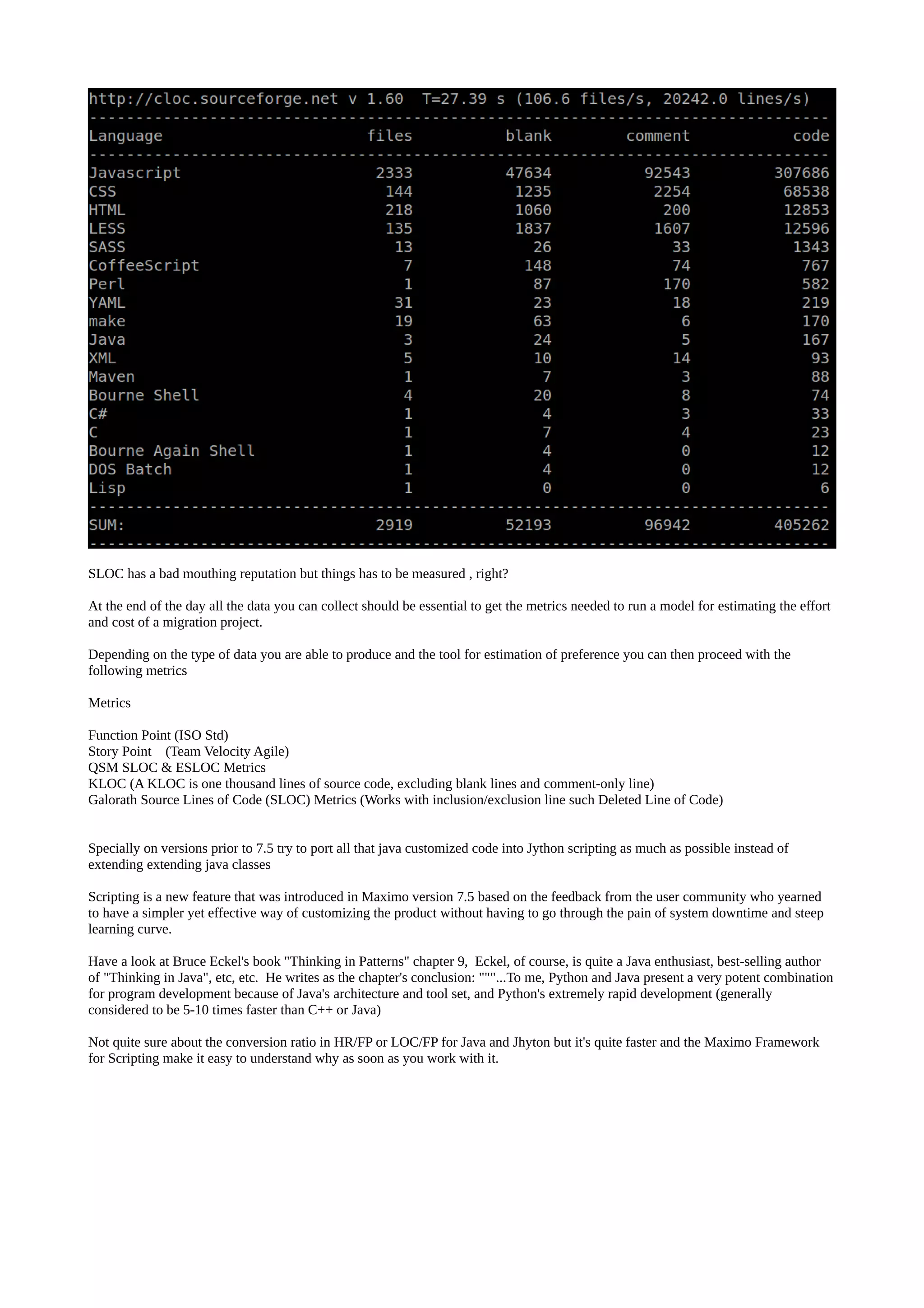 How to estimate the cost of a Maximo migration project with a high ...