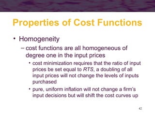 Cost Function fungsi biaya dalam ekonomi mikro | PPT
