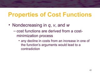 Function Costing Cost Function fungsi biaya dalam ekonomi mikro | PPT