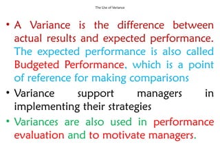 Cost II CH4 (1) standard costing flexible budgeting and variance ...