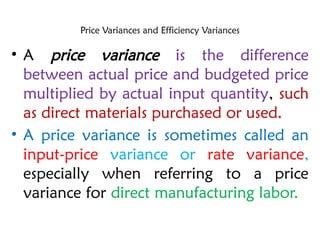 Cost II CH4 (1) standard costing flexible budgeting and variance ...