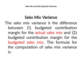 Cost II CH4 (1) standard costing flexible budgeting and variance ...