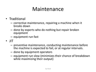 Kaizen Costing, Just in time approach & lifecycle costing | PPTX