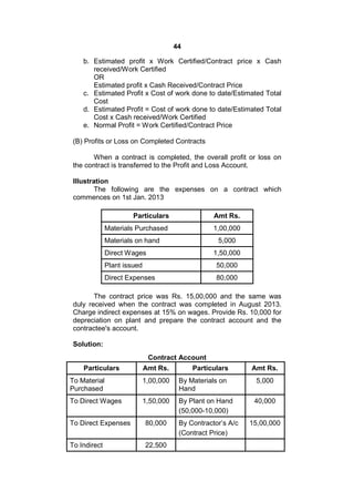 Costing and Cost Accounting Engineering. | PDF