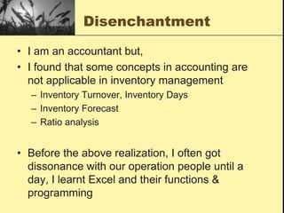 BOM & Routing worksheet model