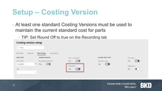 Inventory Costing Models in Dynamics 365 Finance and Operations | PPTX