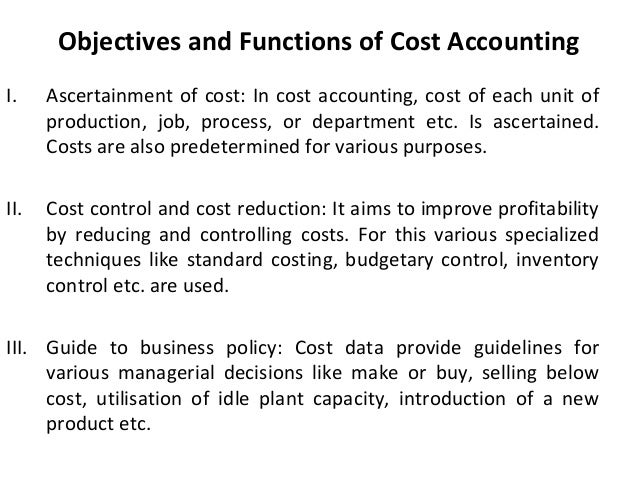 objectives of an accountant