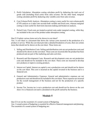 Cost & Management Accounting Model Paper Theory Answers.docx