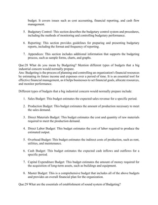 Cost & Management Accounting Model Paper Theory Answers.docx