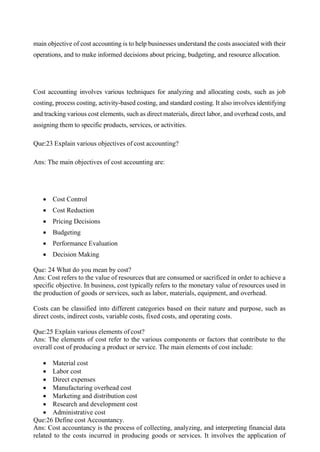 Cost & Management Accounting Model Paper Theory Answers.docx
