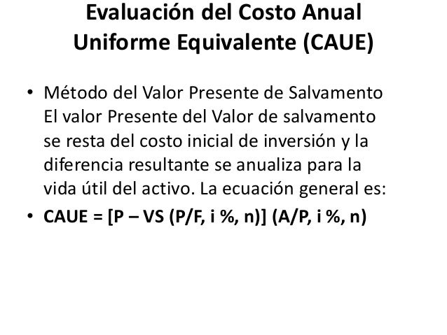 Costo capitalizado