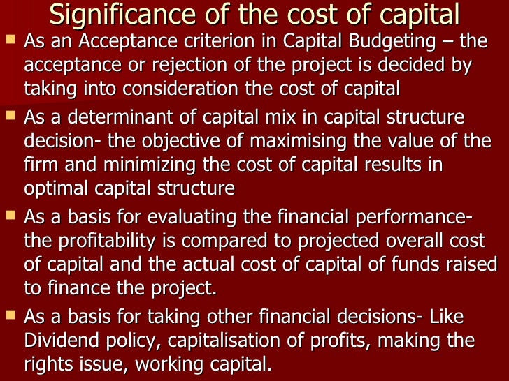 cost-of-capital