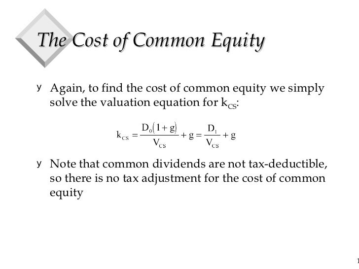 How does equity fulfil the common