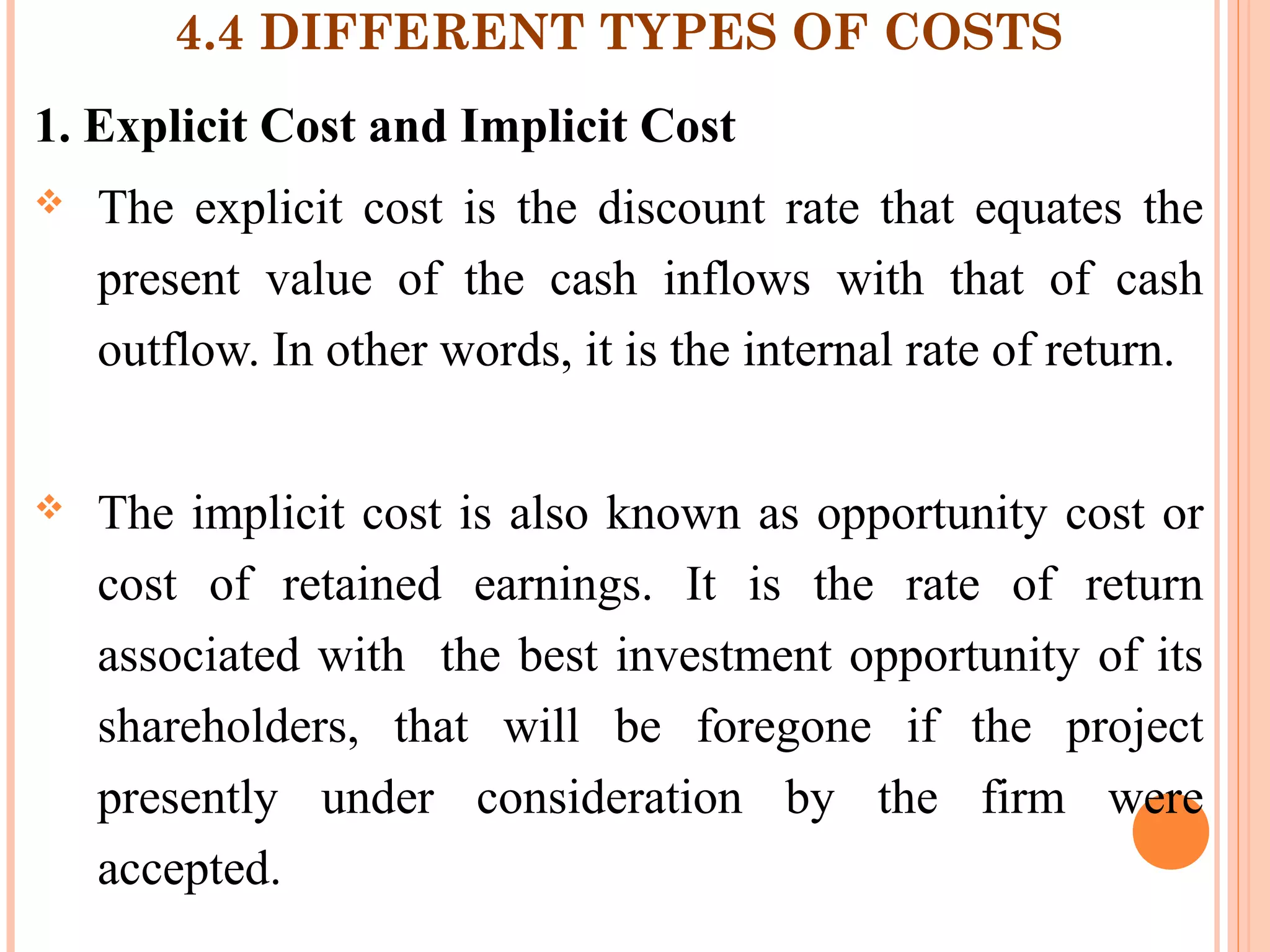 Cost of capital | PPT