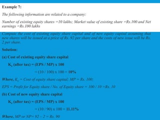 COST OF CAPITAL | PPTX