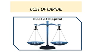COST OF CAPITAL
 