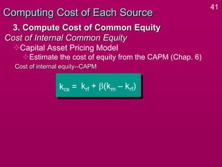 Cost of Capital and its different types of cost of capital | PPT