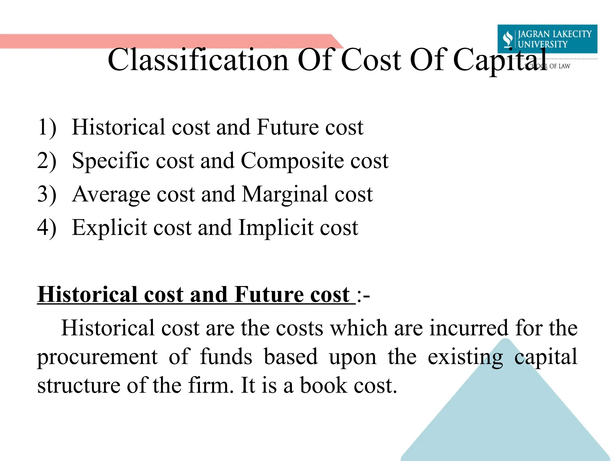 cost of capital in Financial Management. | PPTX