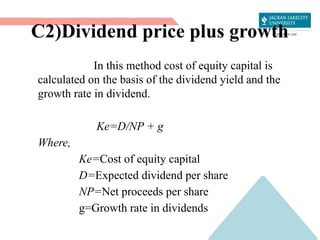 cost of capital in Financial Management. | PPTX
