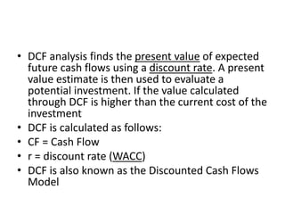 Cost of capital ,discounted rate of return | PPTX
